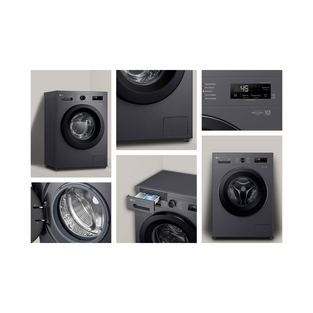 Пральна машина LG F2Y1WS6J - фото 8 Пральна машина LG F2Y1WS6J - фото 8