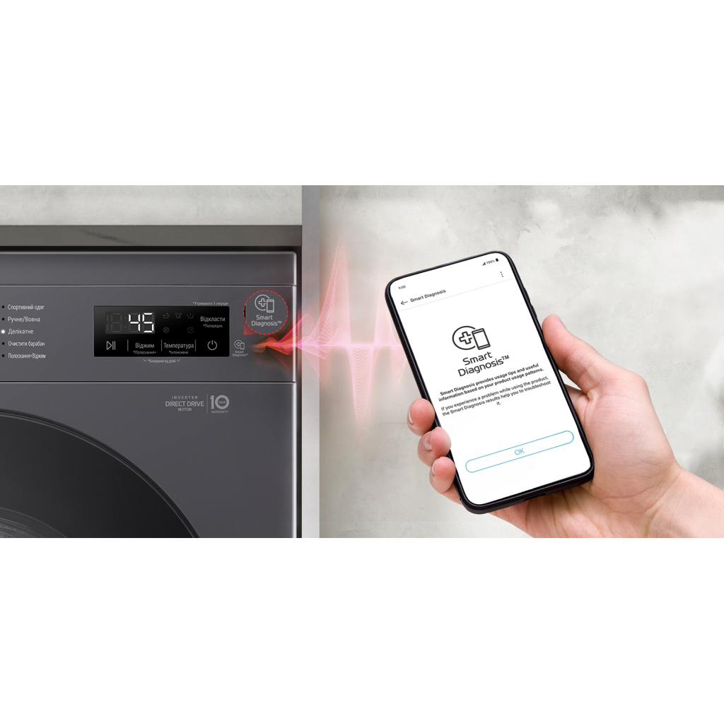 Пральна машина LG F2Y1HS5J - фото 7 Пральна машина LG F2Y1HS5J - фото 7