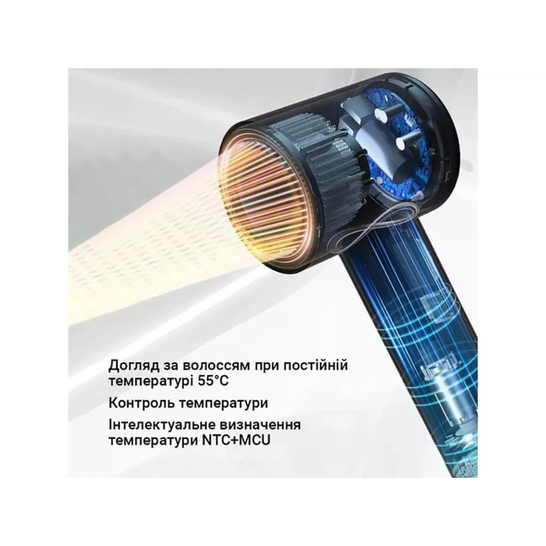 Фен Xiaomi ShowSee Electric Hair Dryer A18-B - фото 8