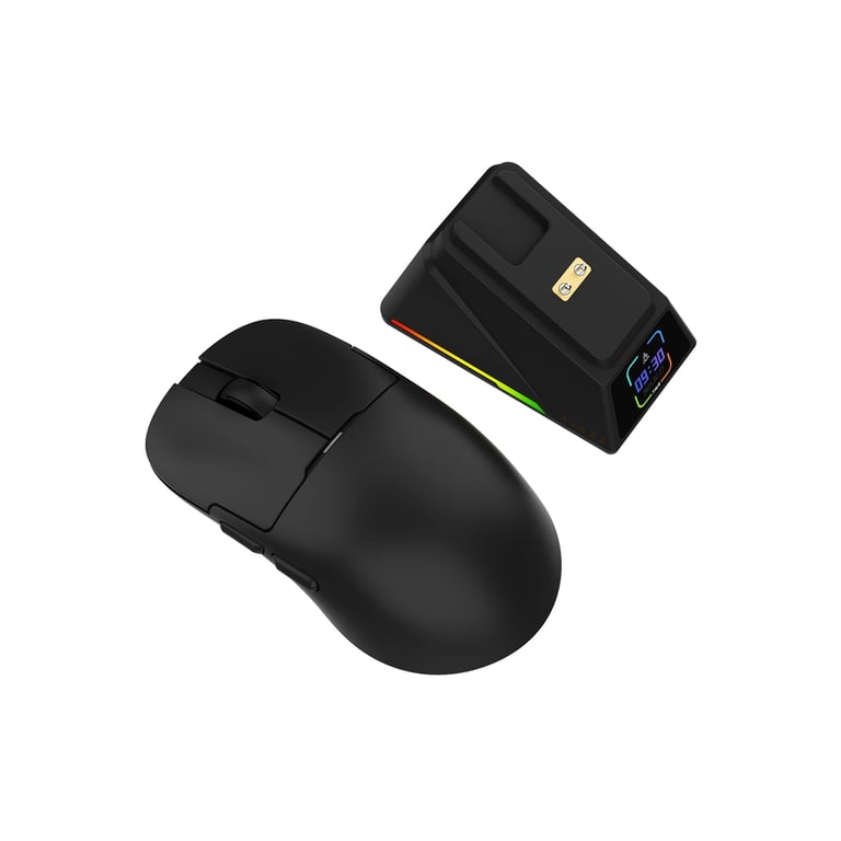 Мишка Ajazz AJ159 APEX Wireless/Bluetooth/USB Black (AJM159-A-B) - фото 2