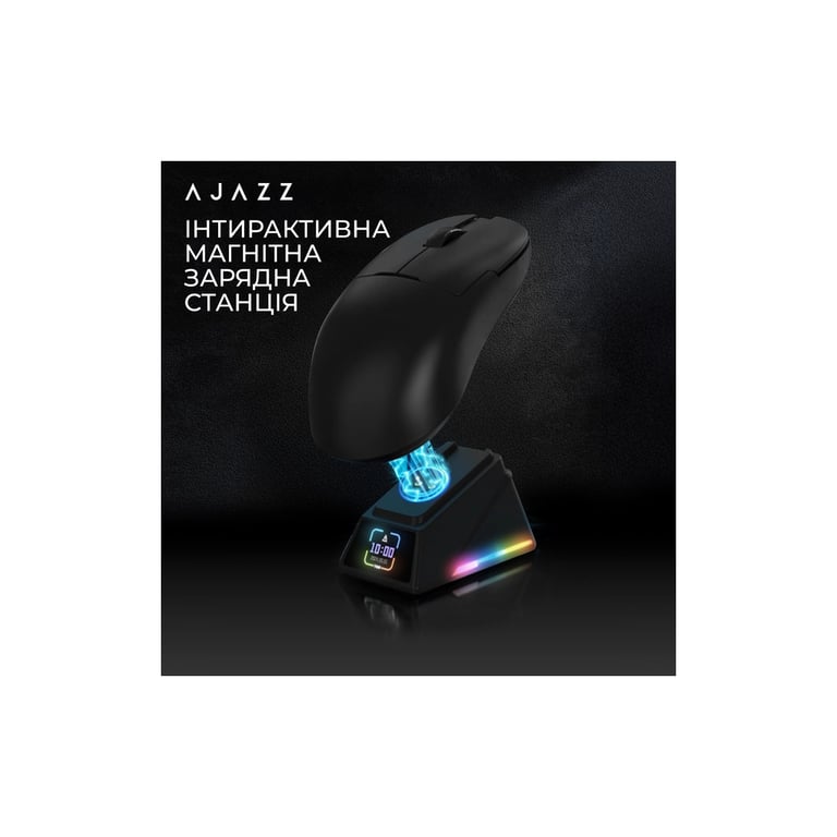 Мишка Ajazz AJ159 APEX Wireless/Bluetooth/USB Black (AJM159-A-B) - фото 8