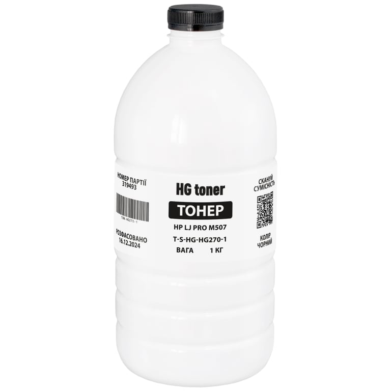 Тонер HP LJ M507 1 кг HG (TSM-HG270-1)