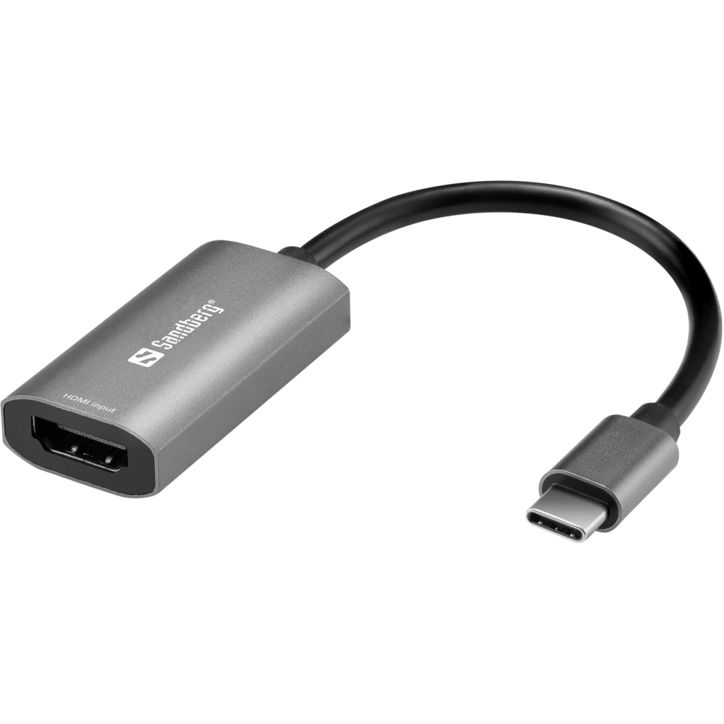 Перехідник USB 3.1 Type-С to HDMI (F) 4K Sandberg (136-36) Перехідник USB 3.1 Type-С to HDMI (F) 4K Sandberg (136-36)
