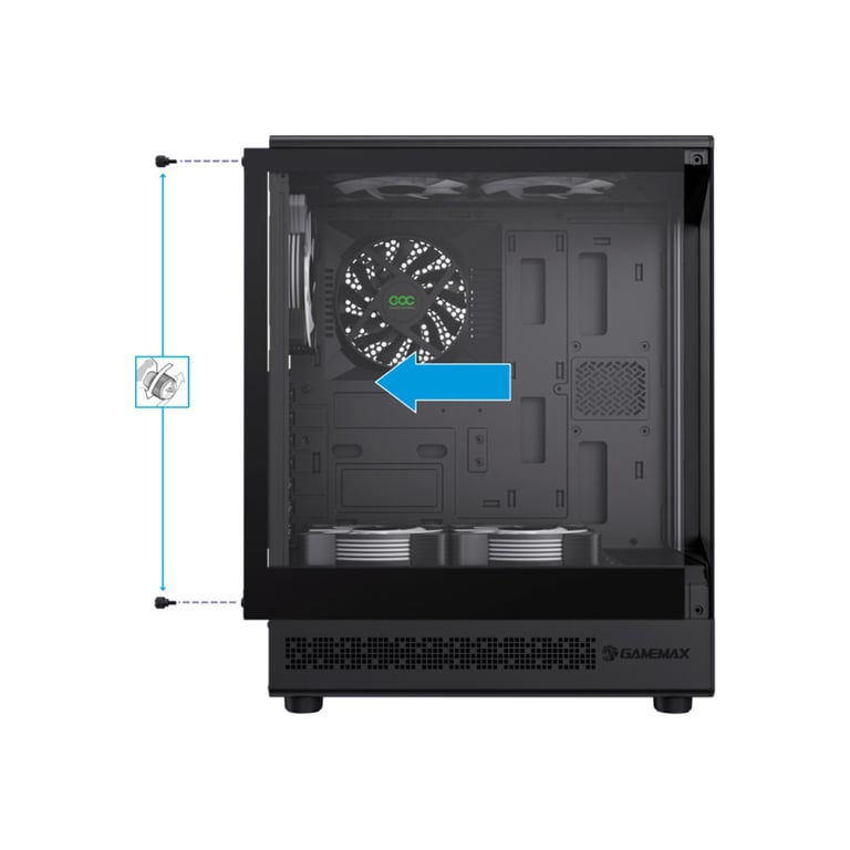 Корпус Gamemax Vista COC AB - фото 10