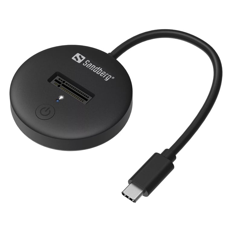 Док-станція для накопичувачів Sandberg USB3.2 Type-C toSSD M.2 NVMe M Key (136-47) - фото 1