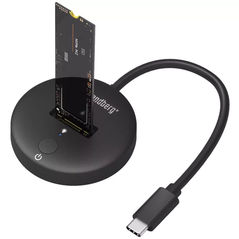 Док-станція для накопичувачів Sandberg USB3.2 Type-C toSSD M.2 NVMe M Key (136-47) - фото 2