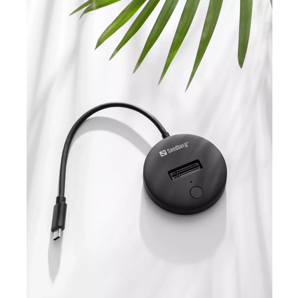 Док-станція для накопичувачів Sandberg USB3.2 Type-C toSSD M.2 NVMe M Key (136-47) - фото 6 Док-станція для накопичувачів Sandberg USB3.2 Type-C toSSD M.2 NVMe M Key (136-47) - фото 6