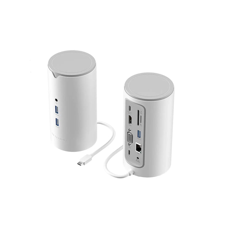 Концентратор Vention USB3.1 Type-C to HDMI/VGA/USB3.0x3/RJ45/SD/TF/TRRS 3.5m/PD/DC100W12-in-1 (TPHWC-EU) - фото 1