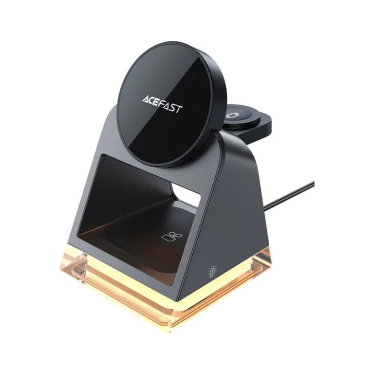 Зарядний пристрій Acefast Wireless QI 3in1 15W E17 (6974316282815) - фото 1