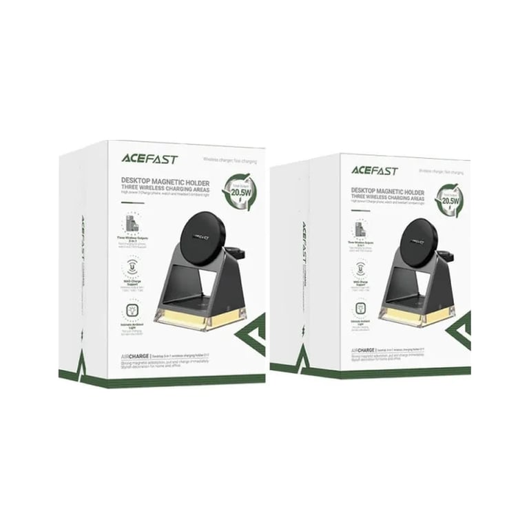 Зарядний пристрій Acefast Wireless QI 3in1 15W E17 (6974316282815) - фото 5