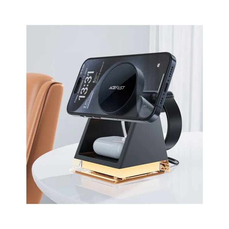 Зарядний пристрій Acefast Wireless QI 3in1 15W E17 (6974316282815) - фото 6