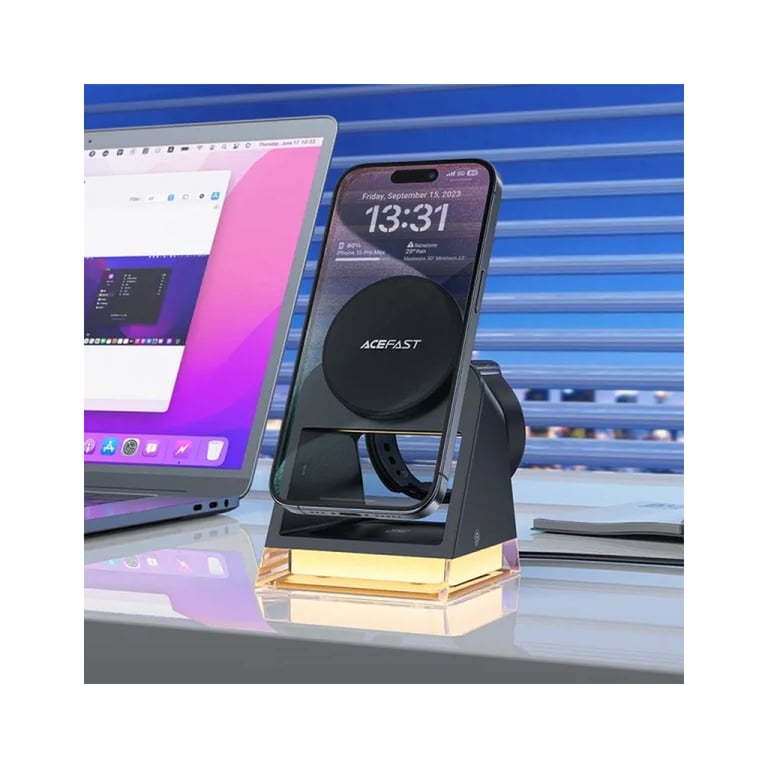 Зарядний пристрій Acefast Wireless QI 3in1 15W E17 (6974316282815) - фото 7