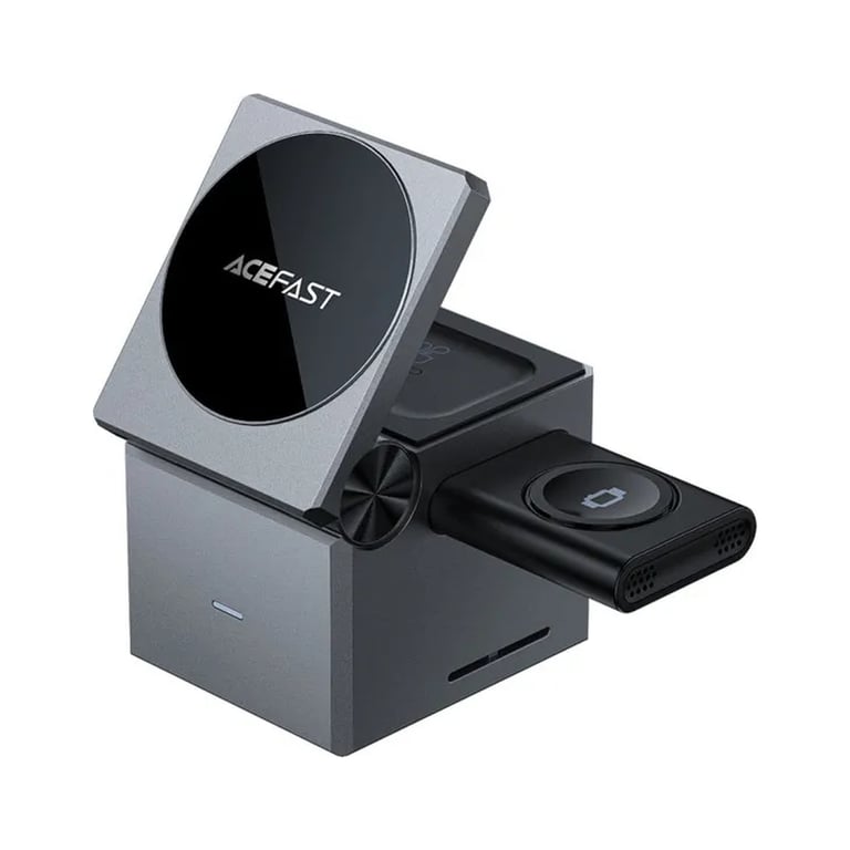 Зарядний пристрій Acefast Wireless QI 3in1 15W E18 Rubik''s (6974316282884) - фото 1