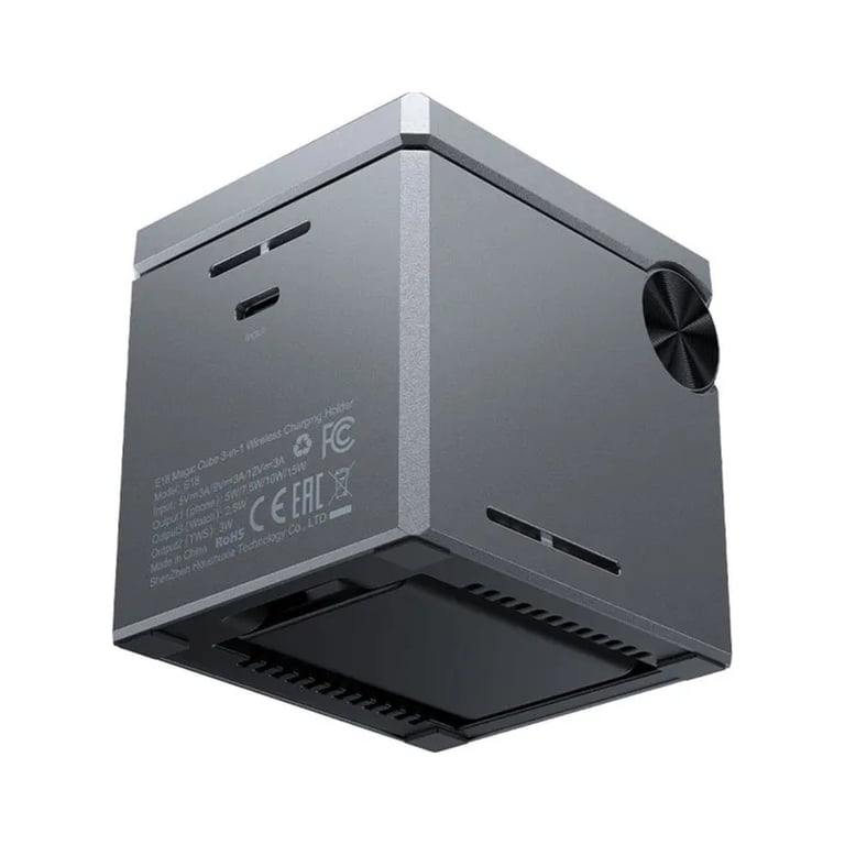 Зарядний пристрій Acefast Wireless QI 3in1 15W E18 Rubik''s (6974316282884) - фото 3