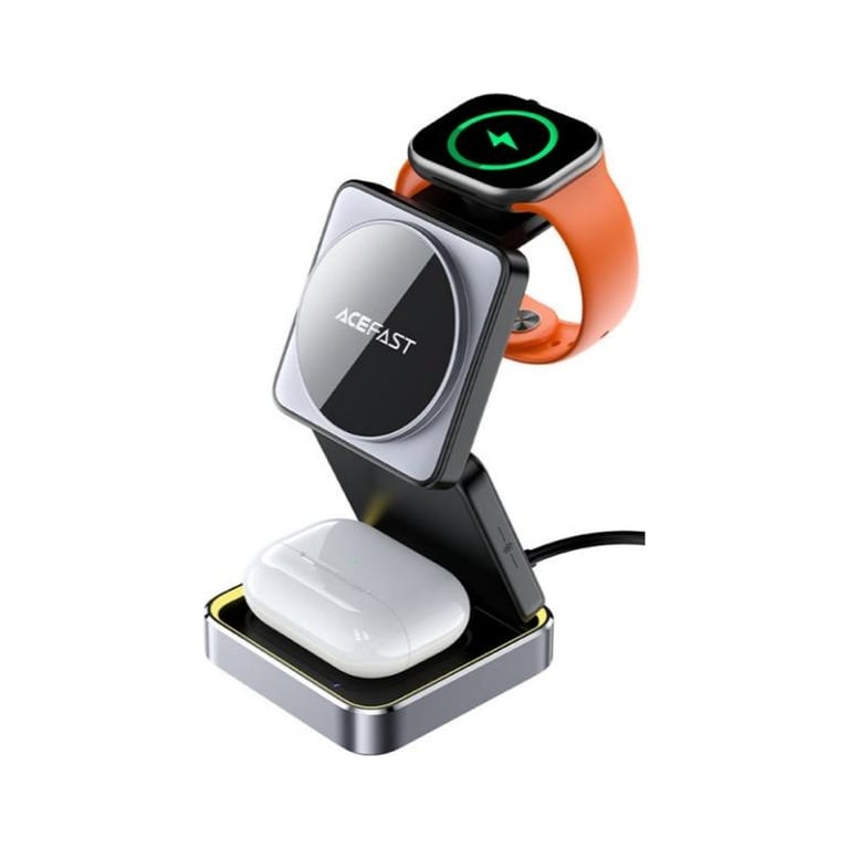 Зарядний пристрій Acefast Wireless QI 3in1 15W E20 (6974316283478) - фото 4