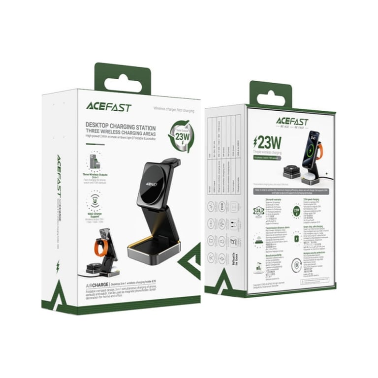 Зарядний пристрій Acefast Wireless QI 3in1 15W E20 (6974316283478) - фото 5