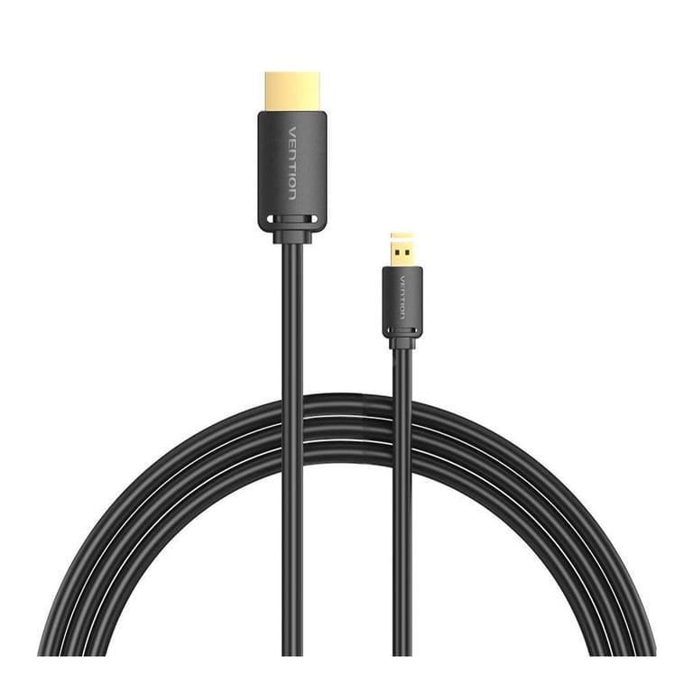 Кабель мультимедійний HDMI M to HDMI micro M 3.0m V2.0 4K 60Hz VENTION (AGIBI) - фото 2