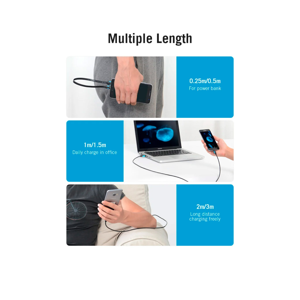 Дата кабель USB 2.0 AM to Micro 5P 0.5m Black Vention (VAS-A08-B050) - фото 11 Дата кабель USB 2.0 AM to Micro 5P 0.5m Black Vention (VAS-A08-B050) - фото 11