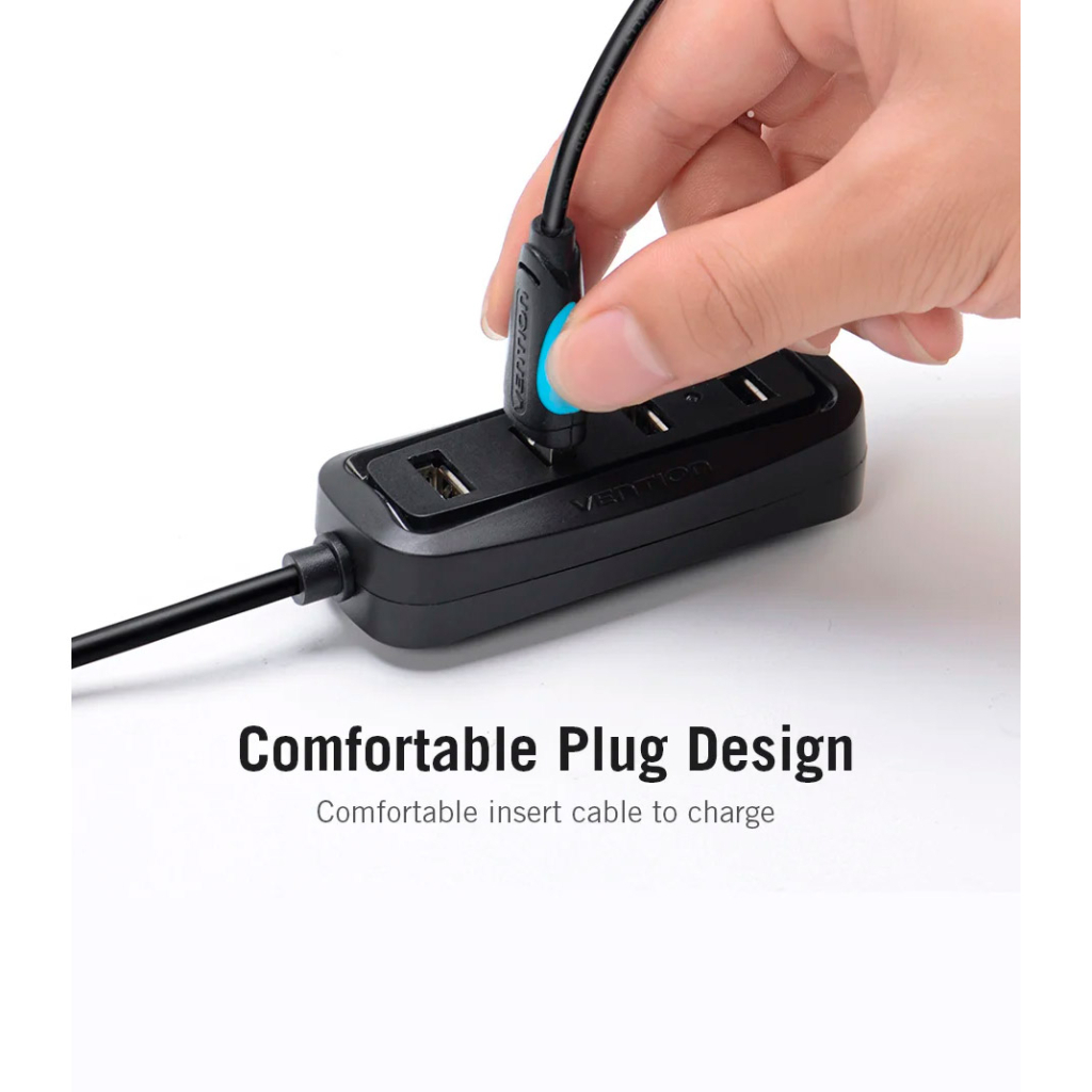 Дата кабель USB 2.0 AM to Micro 5P 0.5m Black Vention (VAS-A08-B050) - фото 9 Дата кабель USB 2.0 AM to Micro 5P 0.5m Black Vention (VAS-A08-B050) - фото 9