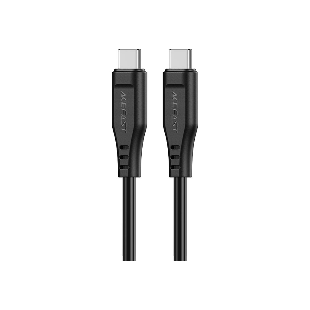 Дата кабель USB-C to USB-C 1.2m 3A TPE C3-03 Black Acefast (6974316280842) - фото 1 Дата кабель USB-C to USB-C 1.2m 3A TPE C3-03 Black Acefast (6974316280842) - фото 1