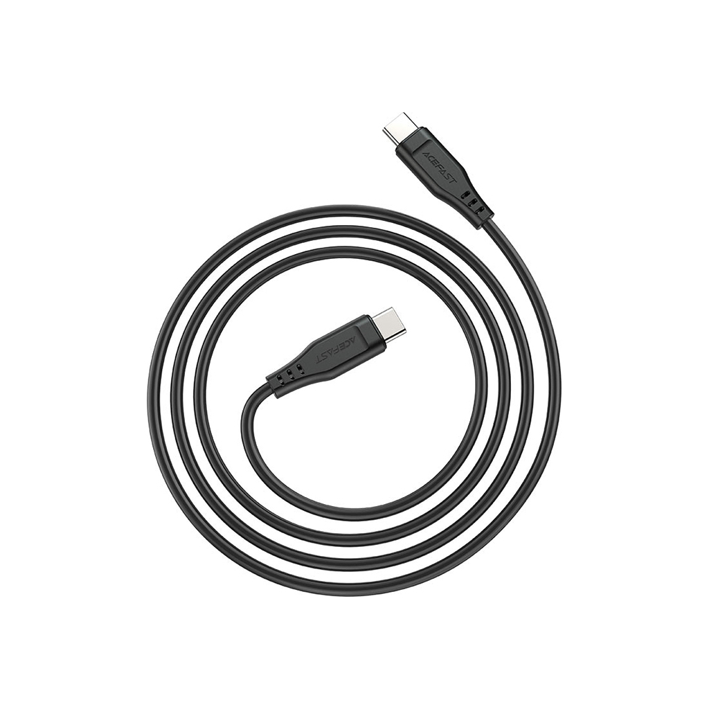Дата кабель USB-C to USB-C 1.2m 3A TPE C3-03 Black Acefast (6974316280842) - фото 2 Дата кабель USB-C to USB-C 1.2m 3A TPE C3-03 Black Acefast (6974316280842) - фото 2