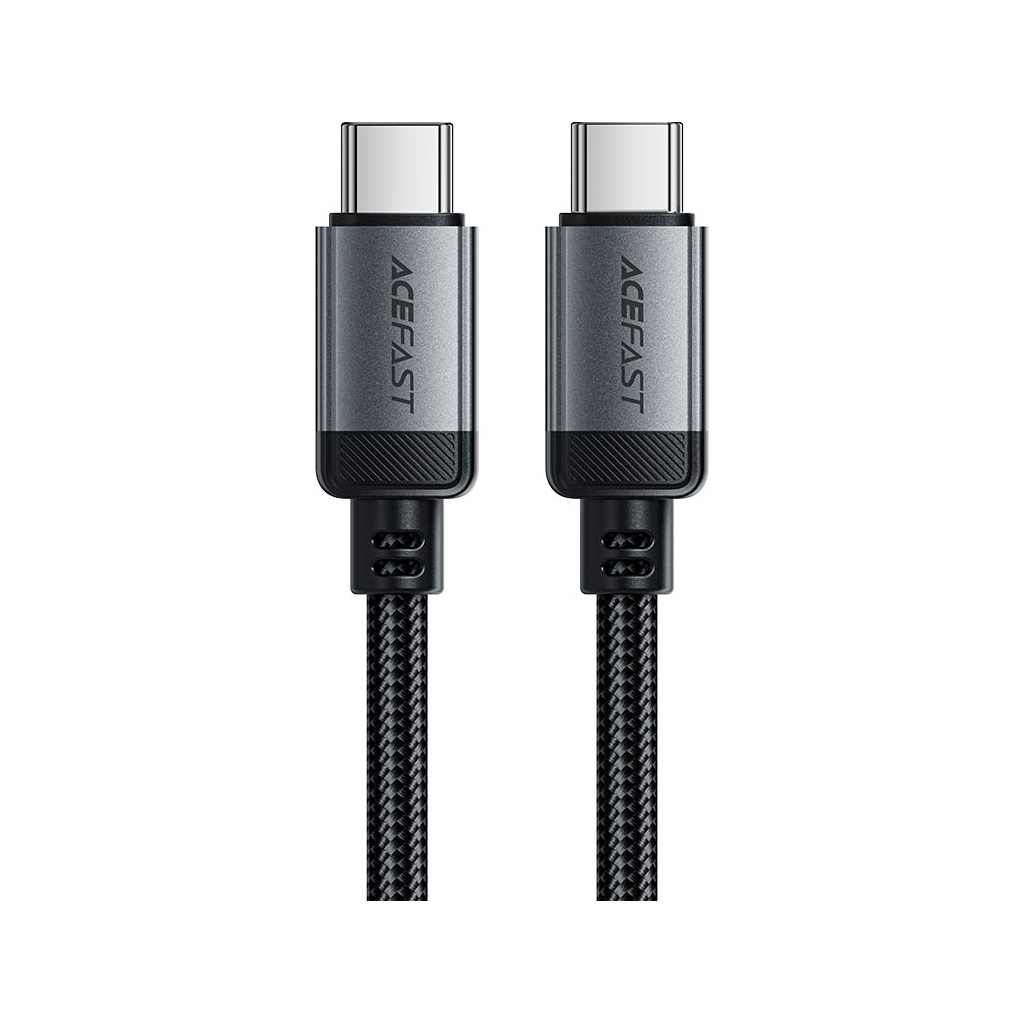 Дата кабель USB-C to USB-C 1.2m 3A aluminum alloy C20-03 Black Acefast (6974316283775) Дата кабель USB-C to USB-C 1.2m 3A aluminum alloy C20-03 Black Acefast (6974316283775)
