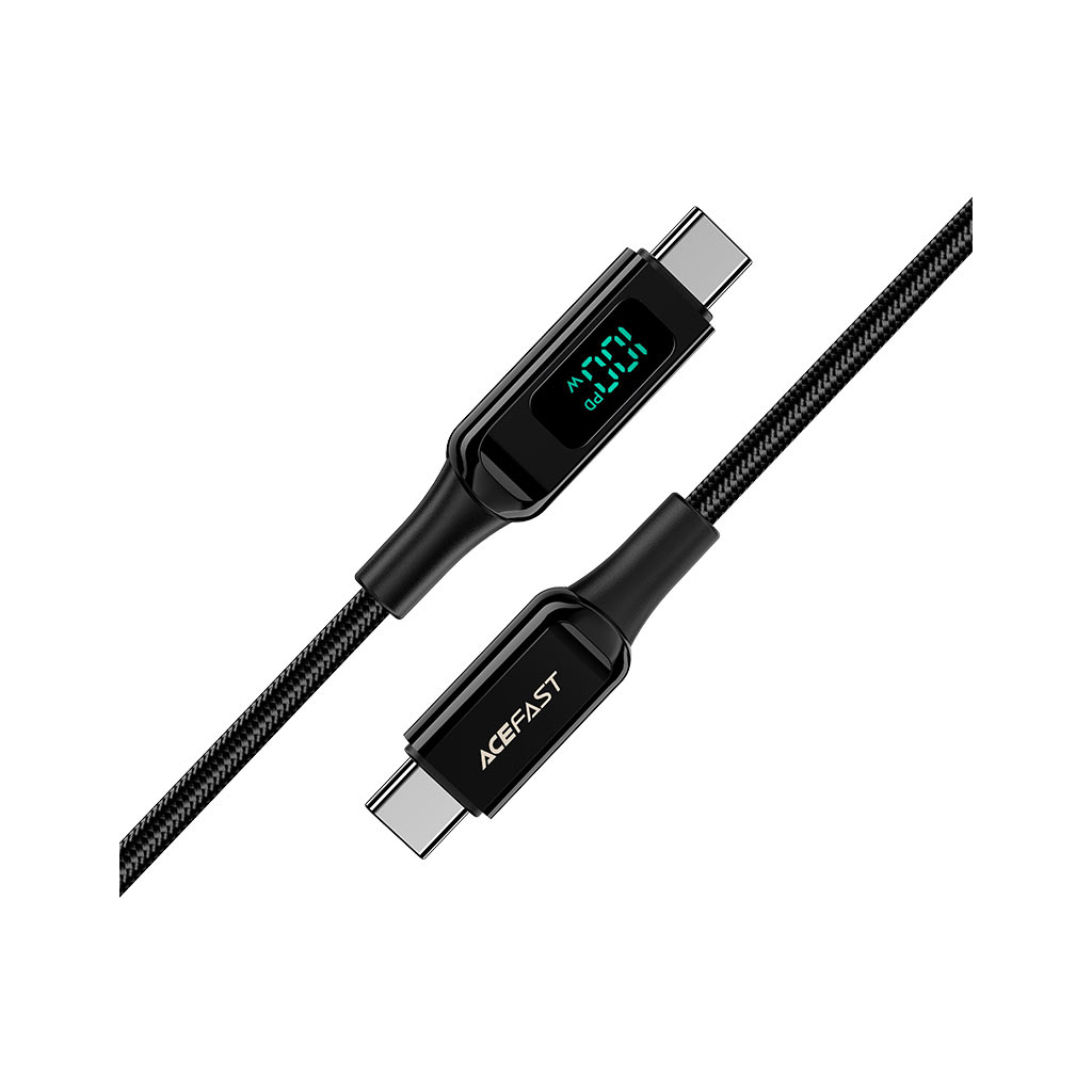 Дата кабель USB-C to USB-C 2.0m 100W with display C6-03 Acefast (6974316281054)