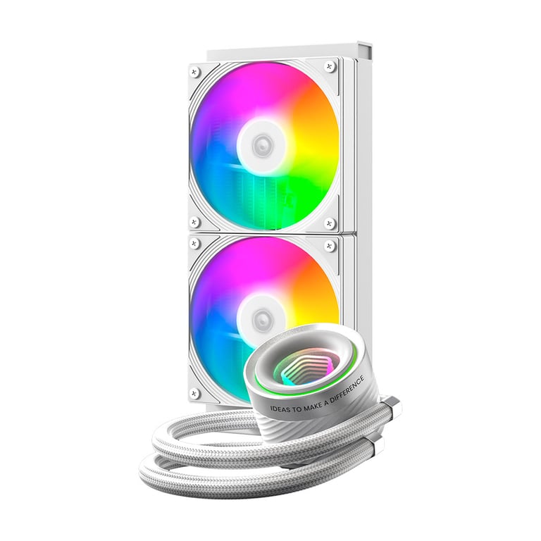 Система рідинного охолодження ID-Cooling FX240 INF White (FX240 INF WHITE) - фото 2
