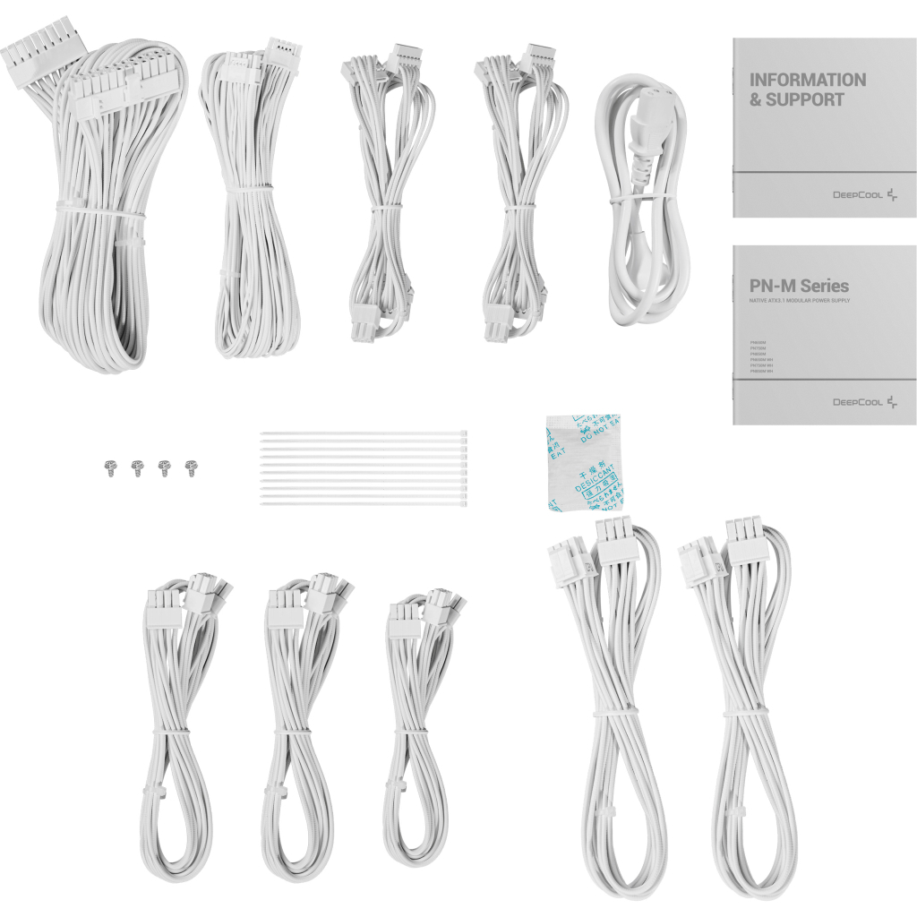 Блок живлення Deepcool 850W PN850M WH (R-PN850M-FCOW-JGEU) - фото 9 Блок живлення Deepcool 850W PN850M WH (R-PN850M-FCOW-JGEU) - фото 9