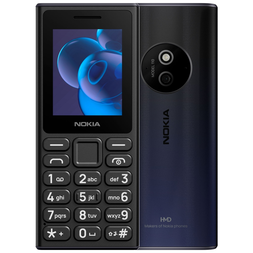 Мобільний телефон Nokia 110 DS 2024 Black Мобільний телефон Nokia 110 DS 2024 Black