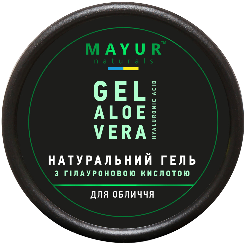 Гель для обличчя Mayur Натуральний З гіалуроновою кислотою Алое вера 50 мл (4820230953282) Гель для обличчя Mayur Натуральний З гіалуроновою кислотою Алое вера 50 мл (4820230953282)