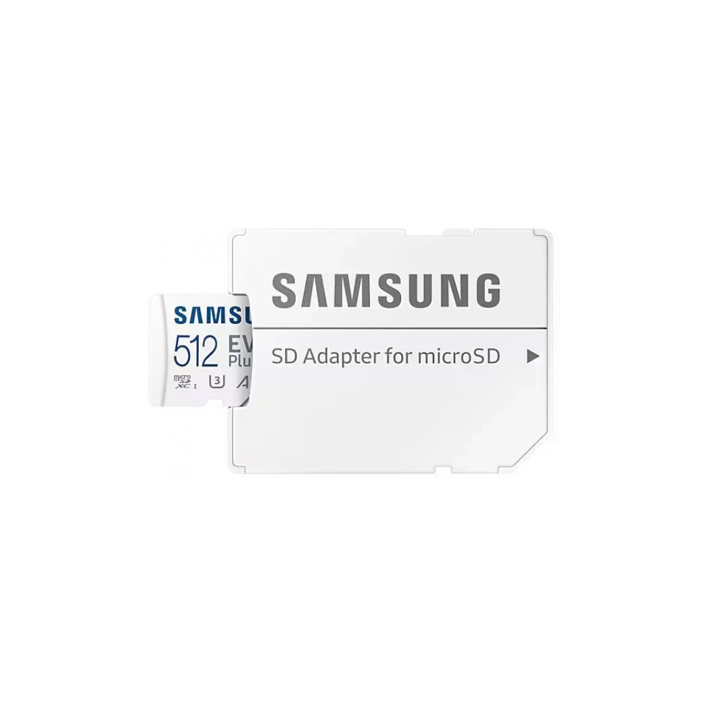 Карта пам'яті Samsung 512 GB microSDXC Class 10 UHS-I U3 V30 A2 EVO Plus+SD Adapte (MB-MC512SA/EU) - фото 4 Карта пам'яті Samsung 512 GB microSDXC Class 10 UHS-I U3 V30 A2 EVO Plus+SD Adapte (MB-MC512SA/EU) - фото 4