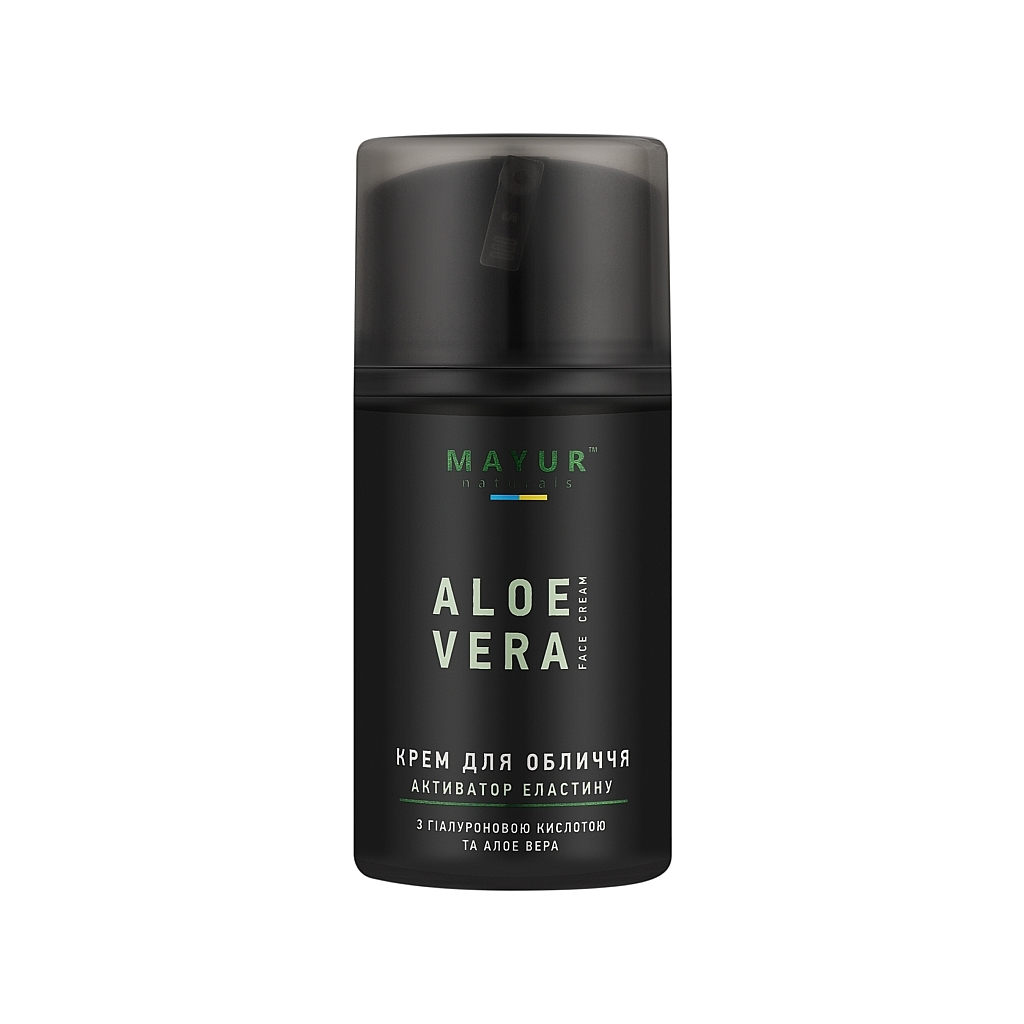 Крем для обличчя Mayur Активатор еластину З гіалуроновою кислотою та алое вера 50 мл (4820230954043) - фото 1 Крем для обличчя Mayur Активатор еластину З гіалуроновою кислотою та алое вера 50 мл (4820230954043) - фото 1