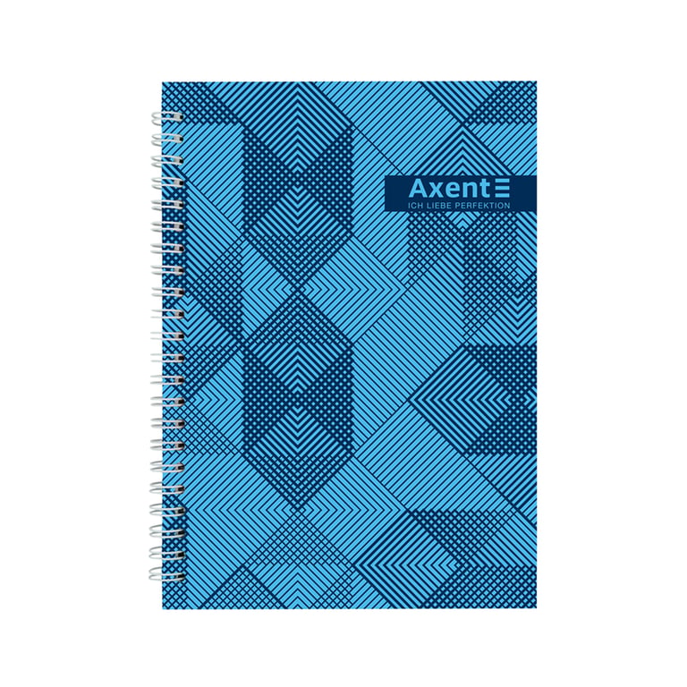 Блокнот Axent на спіралі А5 96 аркушів, клітинка, тверда обкладинка №33 (8032-33-A) - фото 1