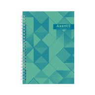 Блокнот Axent на спіралі А5 96 аркушів, клітинка, тверда обкладинка №34 (8032-34-A) - фото 1
