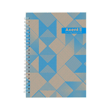 Блокнот Axent на спіралі А5 96 аркушів, клітинка, тверда обкладинка №35 (8032-35-A) - фото 1