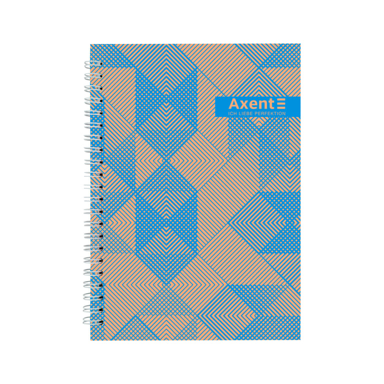 Блокнот Axent на спіралі А5 96 аркушів, клітинка, тверда обкладинка №35 (8032-35-A) - фото 1