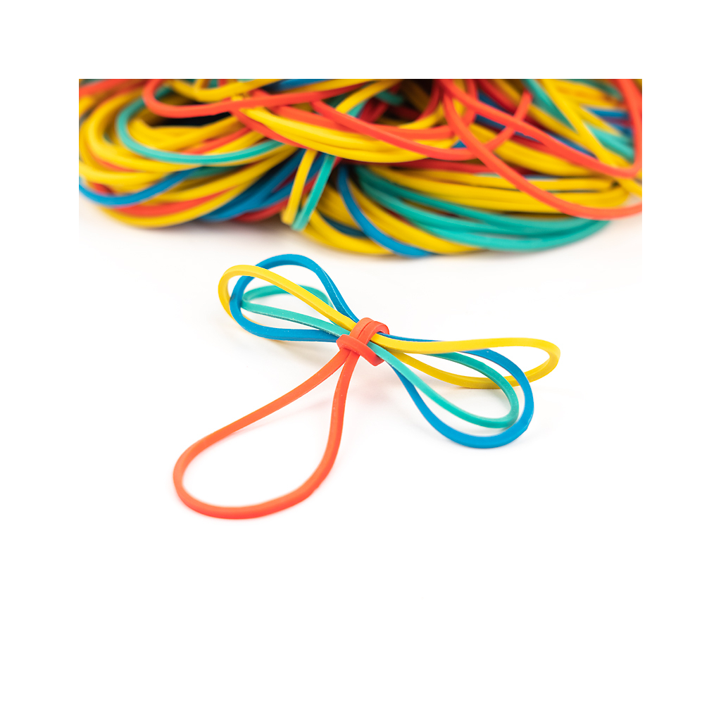 Резинки для грошей Axent Standard кольорові, 500 г (D4612) - фото 3 Резинки для грошей Axent Standard кольорові, 500 г (D4612) - фото 3