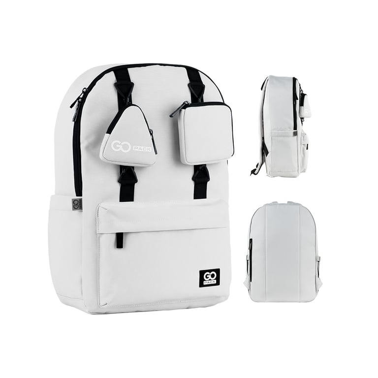 Рюкзак шкільний GoPack Education Teens 178 сірий (GO25-178L-2) - фото 1