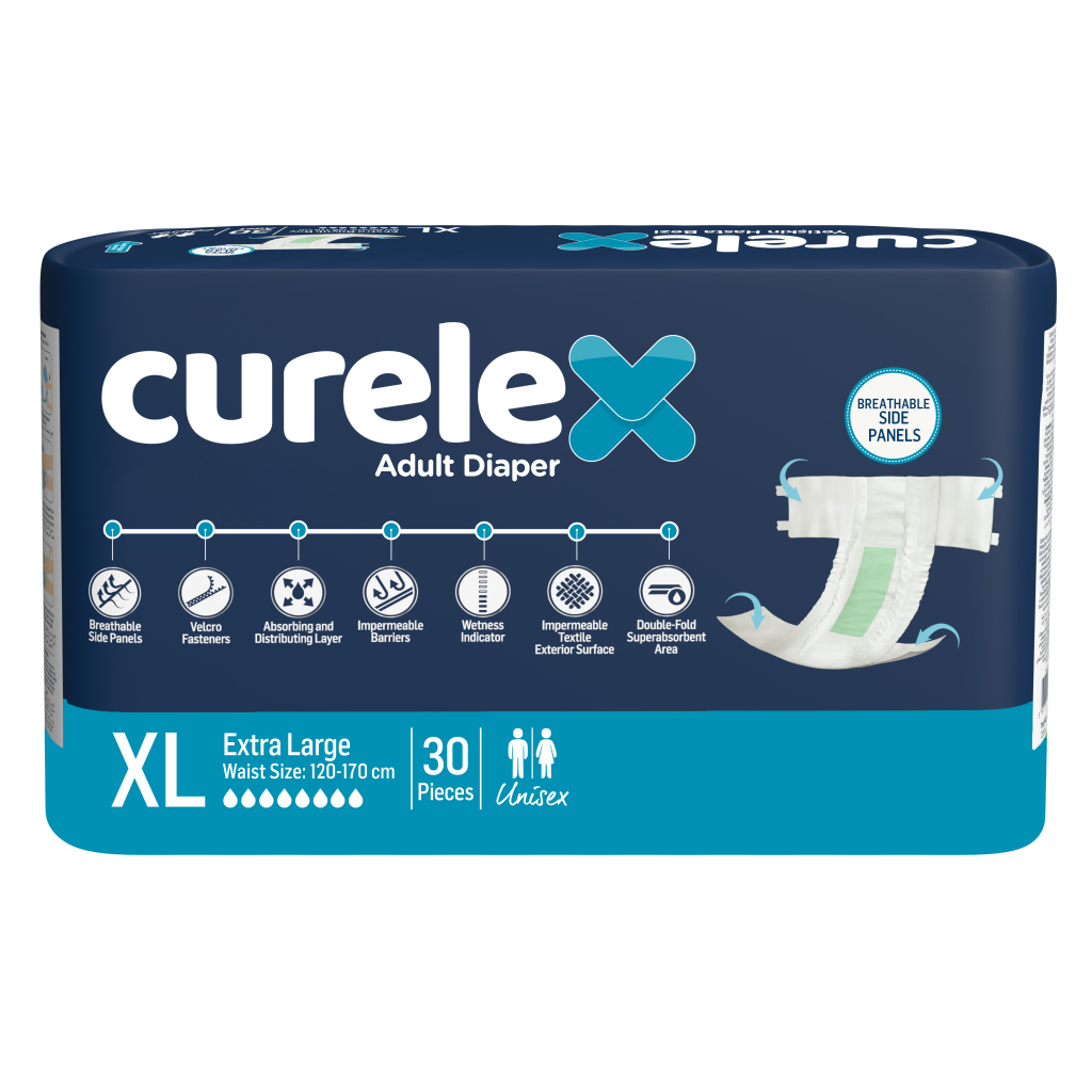 Підгузки для дорослих Curelex Extra Large 30 шт (8697405348756) Підгузки для дорослих Curelex Extra Large 30 шт (8697405348756)