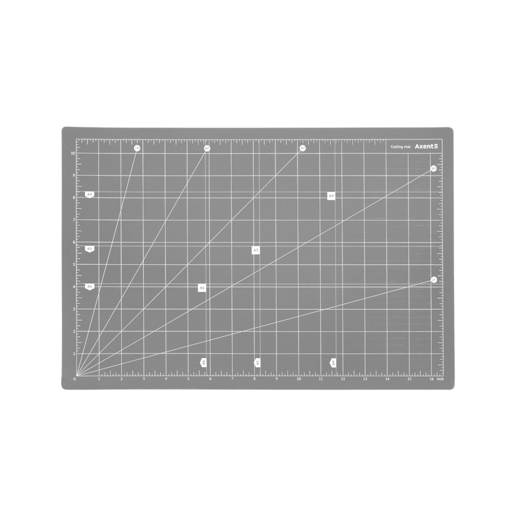 Самовідновлювальний килимок для різання Axent А3, тришаровий сірий (7902-03-A) - фото 2 Самовідновлювальний килимок для різання Axent А3, тришаровий сірий (7902-03-A) - фото 2