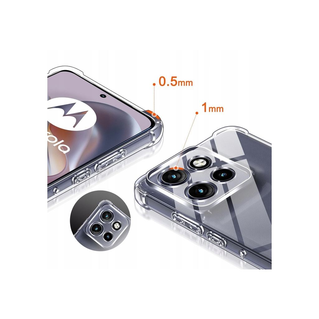 Чохол до мобільного телефона BeCover Anti-Shock Motorola Edge 50 Neo Clear (713150) - фото 4 Чохол до мобільного телефона BeCover Anti-Shock Motorola Edge 50 Neo Clear (713150) - фото 4