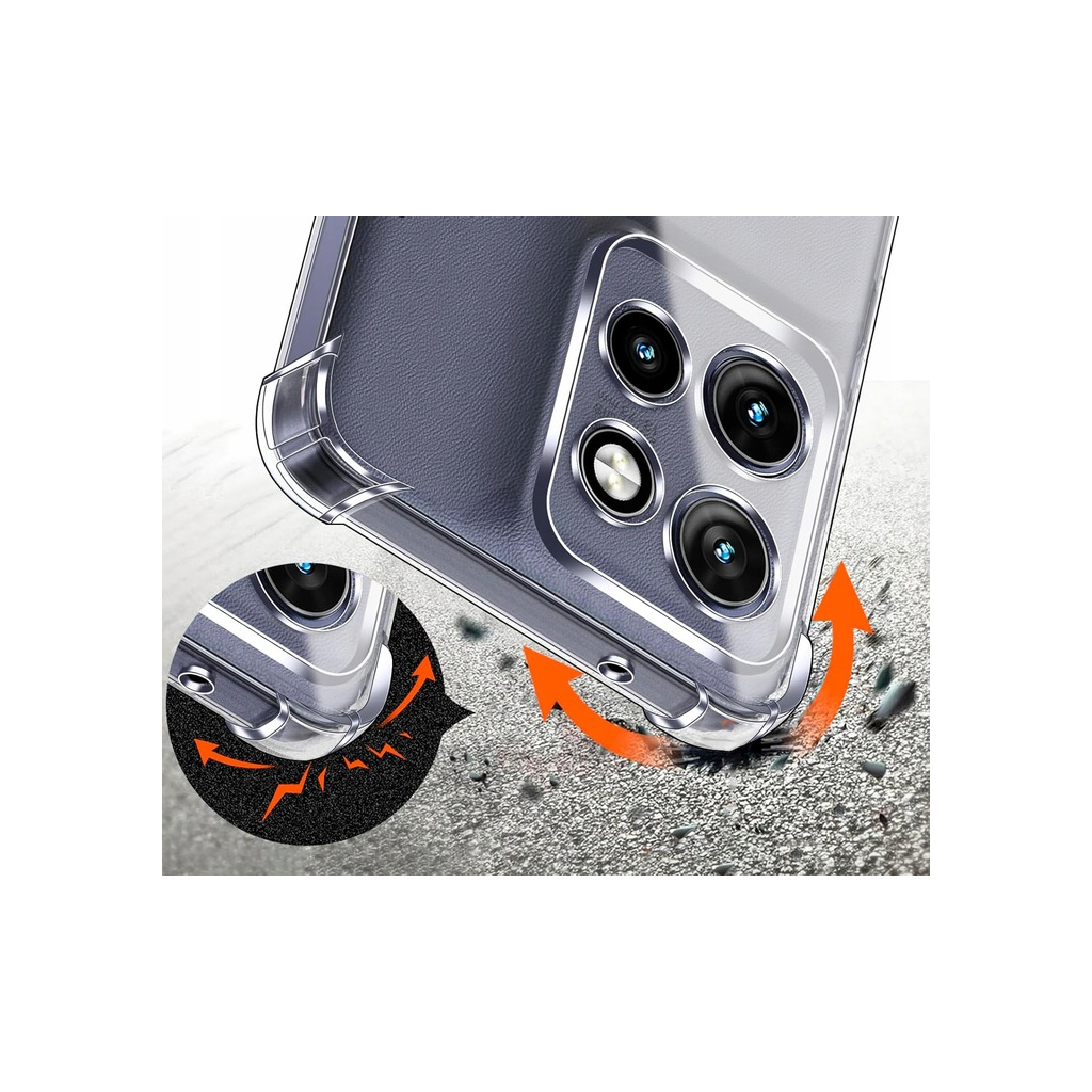 Чохол до мобільного телефона BeCover Anti-Shock Motorola Edge 50 Neo Clear (713150) - фото 6 Чохол до мобільного телефона BeCover Anti-Shock Motorola Edge 50 Neo Clear (713150) - фото 6