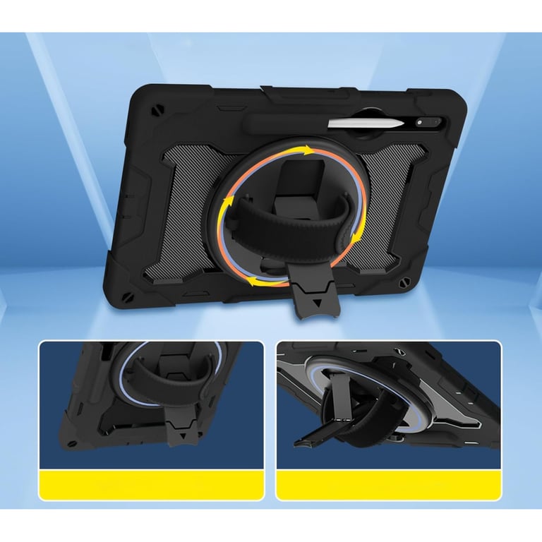 Чохол до планшета BeCover Samsung Galaxy Tab S9 Plus (SM-X810/SM-X816)/S9 FE Plus (SM-X610/SM-X616) 12.4" Black (712917) - фото 2