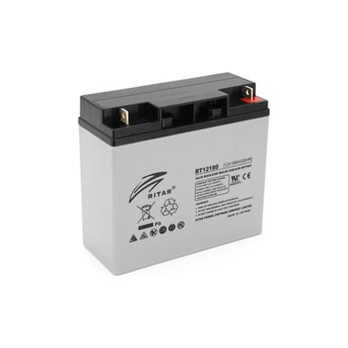 Батарея до ДБЖ Ritar RT12180GL5, 12V 18.0Ah (RT12180GL5) - фото 1