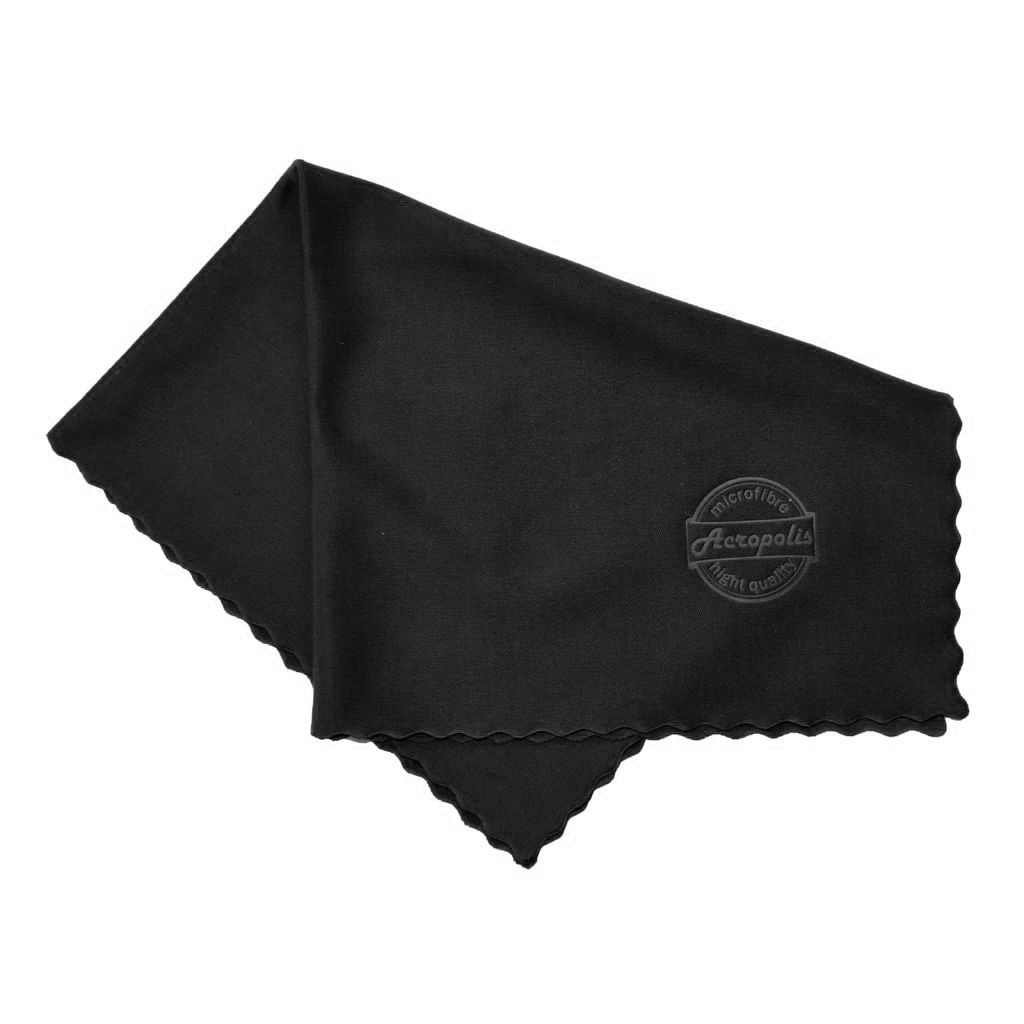 Серветки Acropolis A-90/12 microfiber 29*22см black, поштучно (A90-12BK) - фото 1