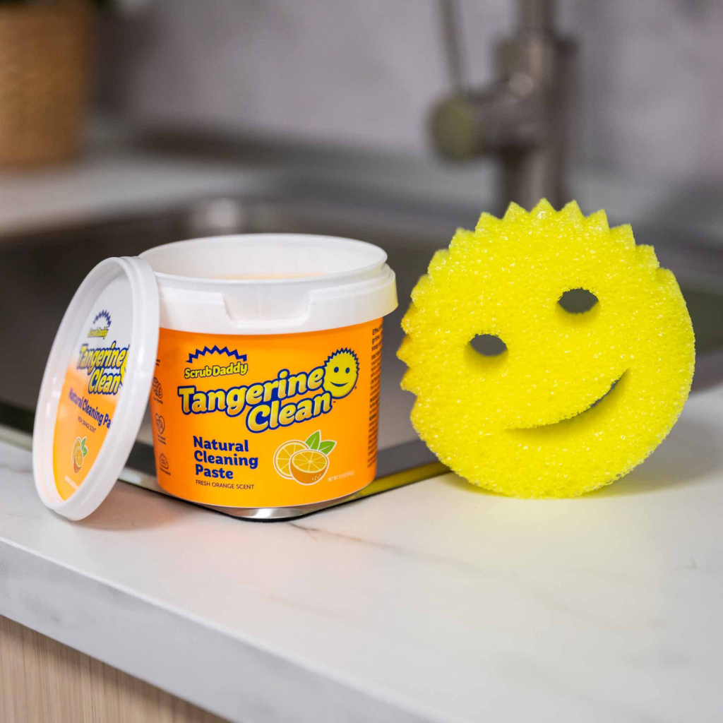 Крем для чищення кухні Scrub Daddy Tangerine Clean Paste Універсальна паста 500 г (5999546883787) - фото 3 Крем для чищення кухні Scrub Daddy Tangerine Clean Paste Універсальна паста 500 г (5999546883787) - фото 3