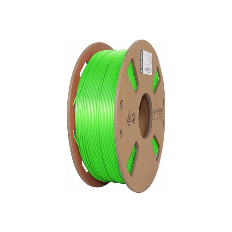 Пластик для 3D-принтера Gembird PLA+, 1.75 мм, 1 kg, green (3DP-PLA+1.75-02-G) - фото 1