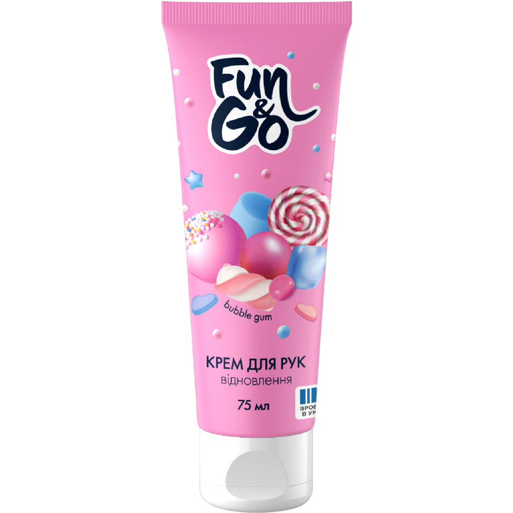 Крем для рук Fun&Go Bubble Gum 75 мл (4820204702014) - фото 1
