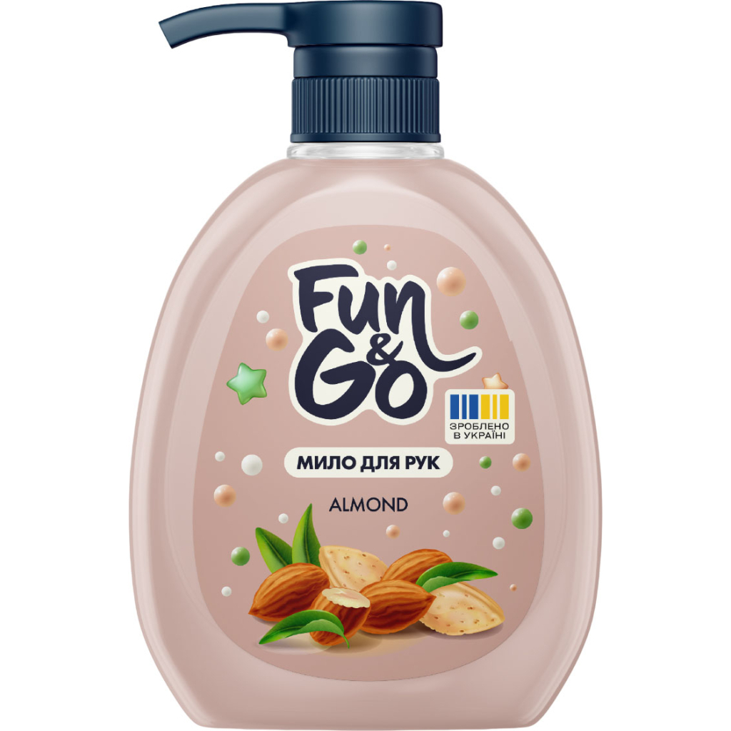 Рідке мило Fun&Go Almond 300 мл (4820204701772) - фото 1 Рідке мило Fun&Go Almond 300 мл (4820204701772) - фото 1